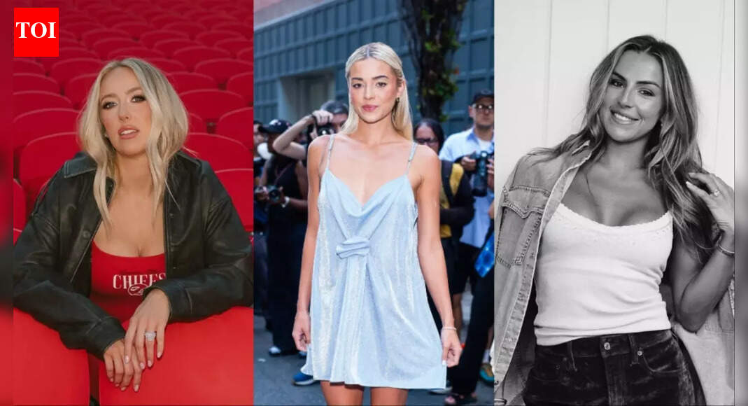 NFL WAGs Brittany Mahomes and Haley Cavinder cheer on ex-LSU gymnast Olivia Dunne as she debuts on the MAXIM cover