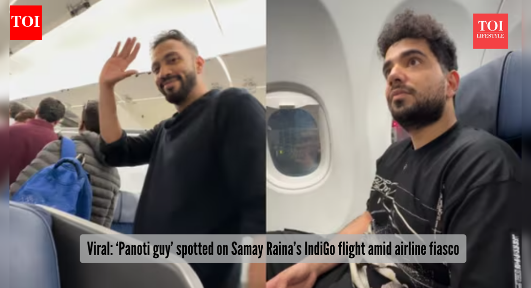 Viral: ‘Panoti guy’ spotted on Samay Raina’s IndiGo flight amid airline fiasco; social media turns into a meme ground