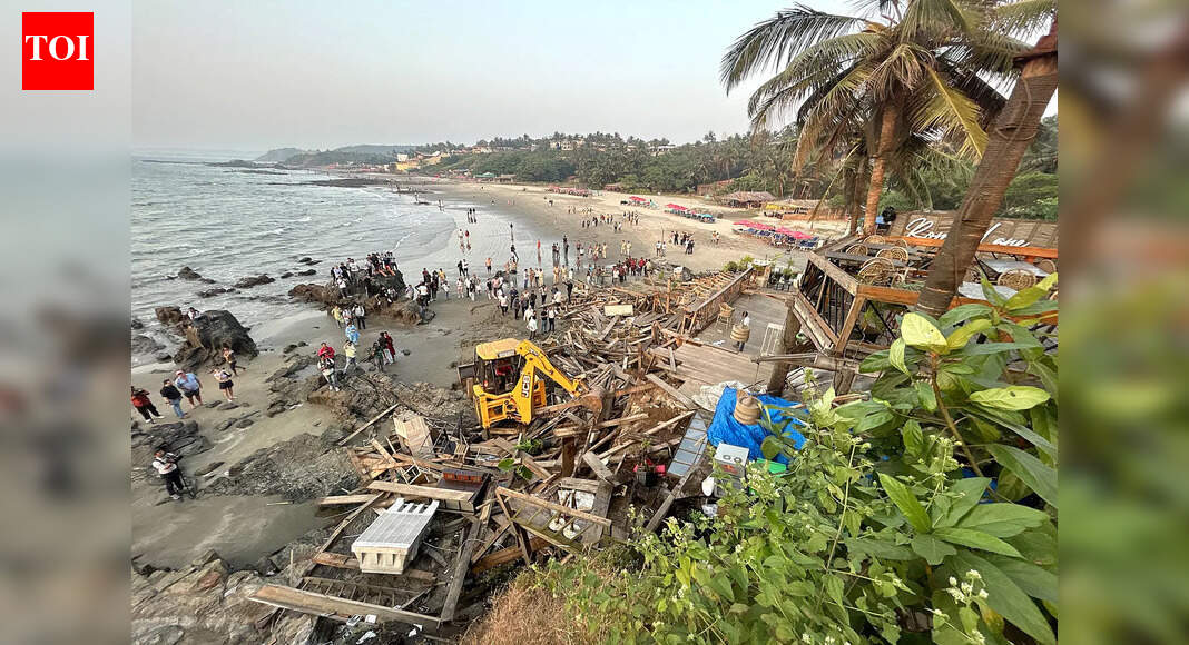 Days after fire, Romeo Lane’s Vagator structure demolished