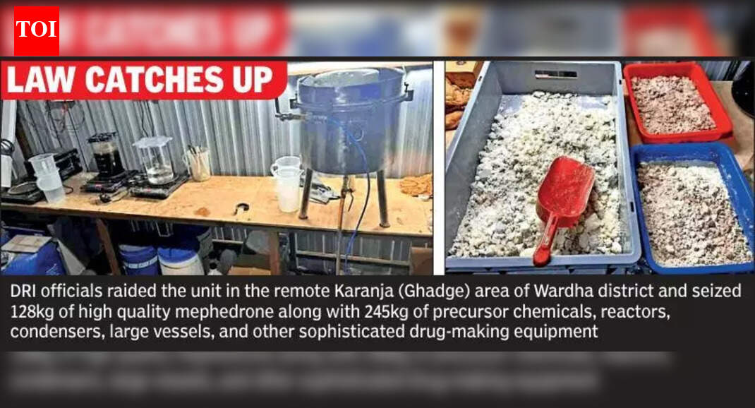 MD Factory Busted In Wardha, Drugs Worth Rs192 Crore Seized | Nagpur ...