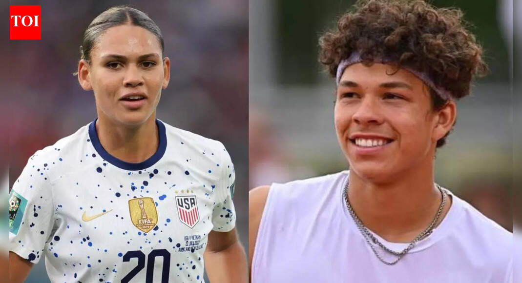 Trinity Rodman steals the spotlight as Ben Shelton laughs during playful dance with his tennis rackets