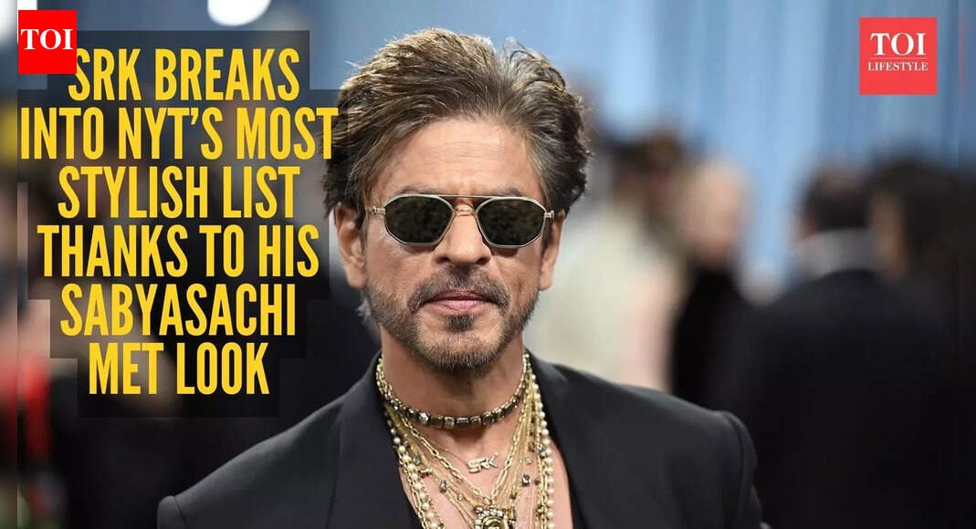 Sabyasachi's Met Gala magic pays off: New York Times names Shah Rukh Khan among 2025’s Most Stylish People