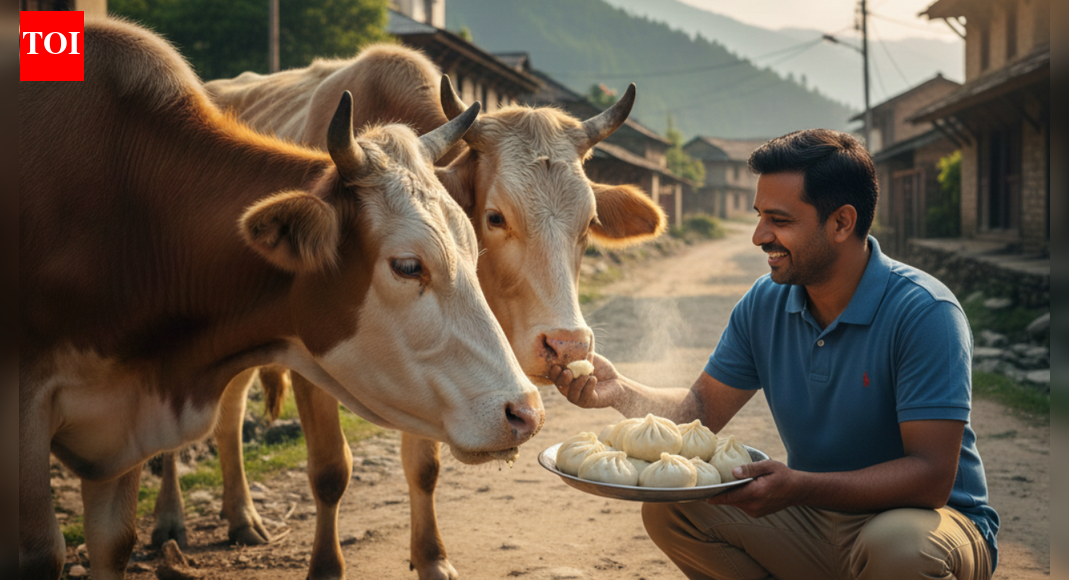 Gurgaon man feeds chicken momos to cows: 28-year-old thrashed, paraded; FIR filed as viral video triggers fury