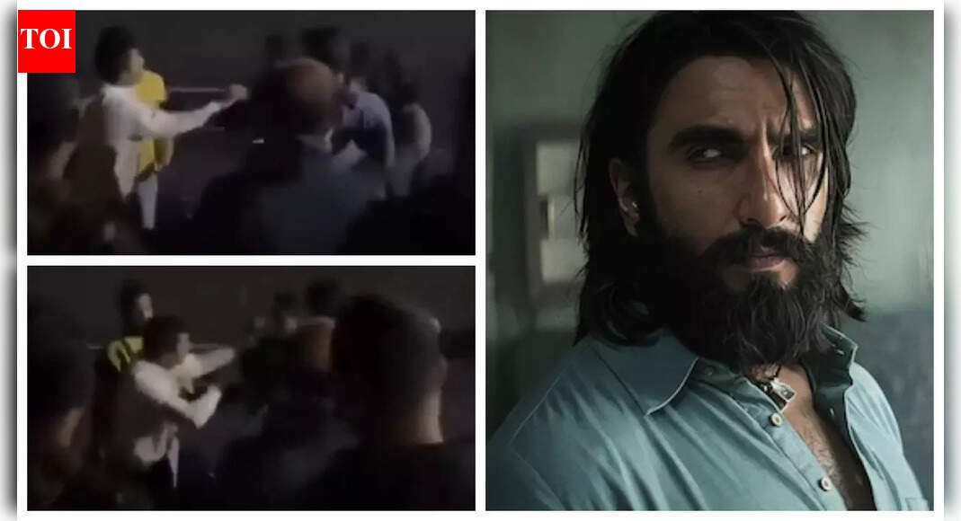 Ranveer Singh's 'Dhurandhar' screening disrupted in Bhopal as audience members get into a scuffle; video goes viral