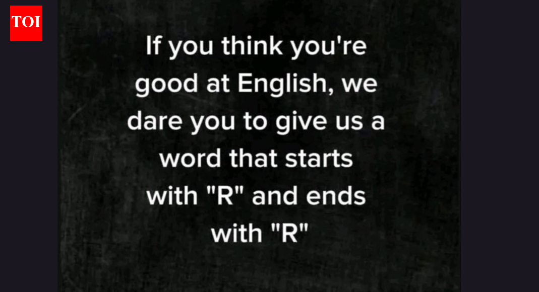 Brain exercise: How many R-to-R words can your brain fire off in 60 seconds?