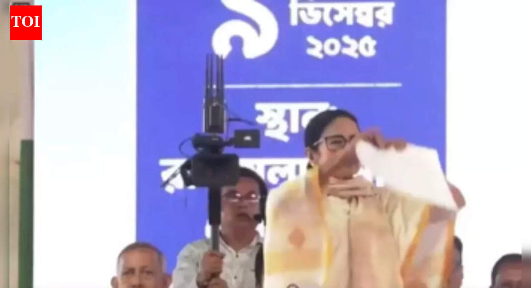 'Don't want your mercy': Mamata Banerjee tears up MGNREGA note; calls Centre 'disrespectful' - watch
