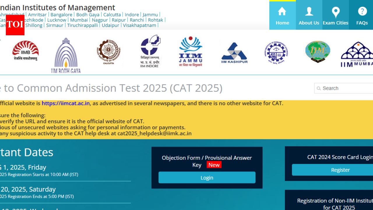 CAT answer key objection window 2025 closes today at iimcat.ac.in ...
