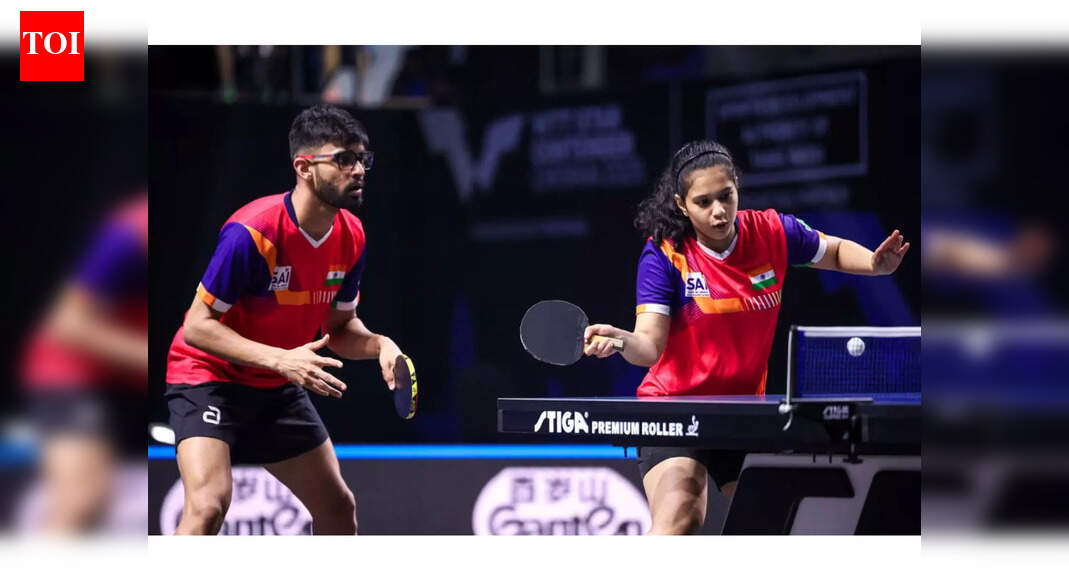 World Table Tennis Finals: Diya Chitale–Manush Shah drawn in group of death