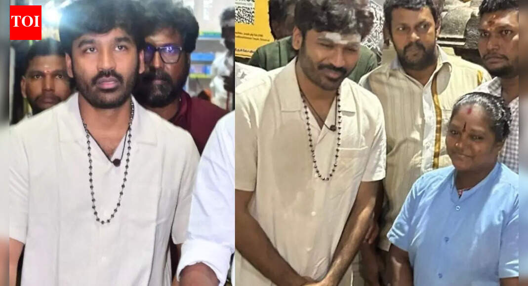 Dhanush’s divine visit to Nellaiappar Temple; ‘D54’ shoot with Vignesh Raja gains momentum