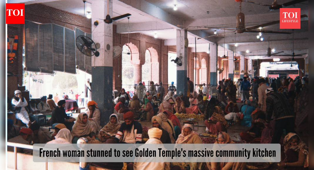 "Everything is free... ": French woman stunned to see Golden Temple's massive community kitchen, calls it 'stunning' and unbelievable