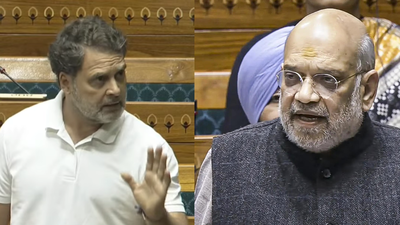  Rahul Gandhi interrupts Amit Shah with 'open challenge'; gets 'I will decide' reply - watch
