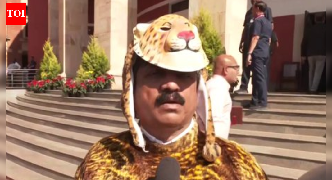 <div>'Raising issue since 2014': Maharashtra MLA dresses up as leopard to protest rising wildlife problem – watch video</div>