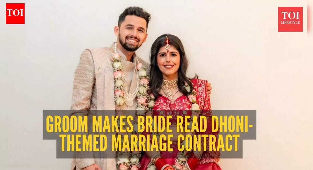"Lifetime access to all CSK matches”: Dhoni superfan’s wedding contract leaves bride shocked