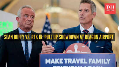 Watch: RFK Jr, 71, beats Sean Duffy, 54, in Reagan Airport pull-up bar showdown
