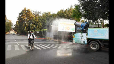 शहर की वायु गुणवत्ता में सुधार, लेकिन समनपुरा चिंता का विषय बना हुआ है