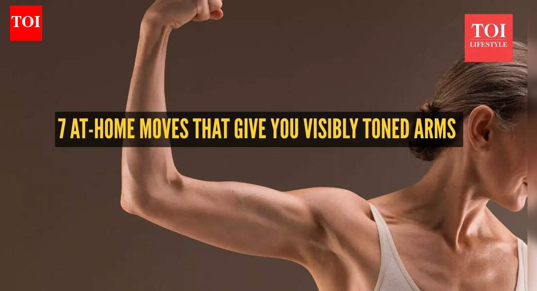 Want toned arms? Try these 7 easy home exercises