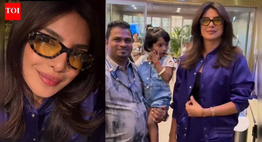 Priyanka Chopra heads back to the US: ‘Varanasi’ actress poses with paps and sends out early New Year wishes - Watch