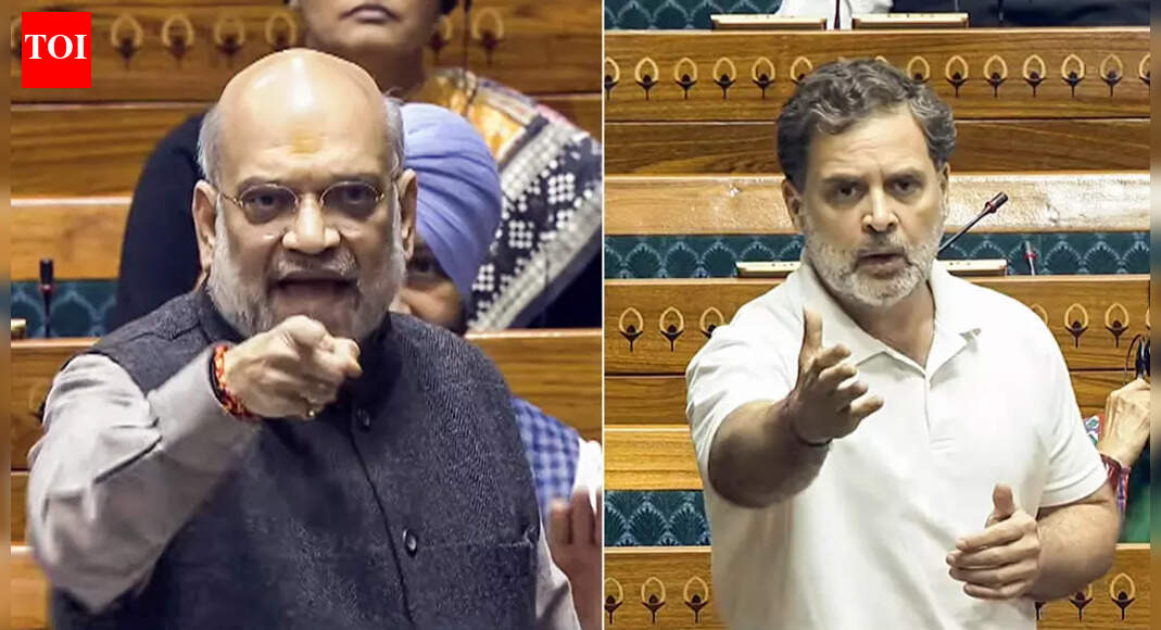 'Under pressure, hands trembling': Rahul takes dig at Shah over Lok Sabha speech — watch