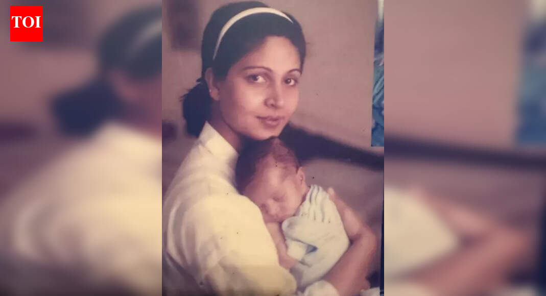 Tanuj Virwani drops rare, unseen moments of Rati Agnihotri as a young mom on her birthday