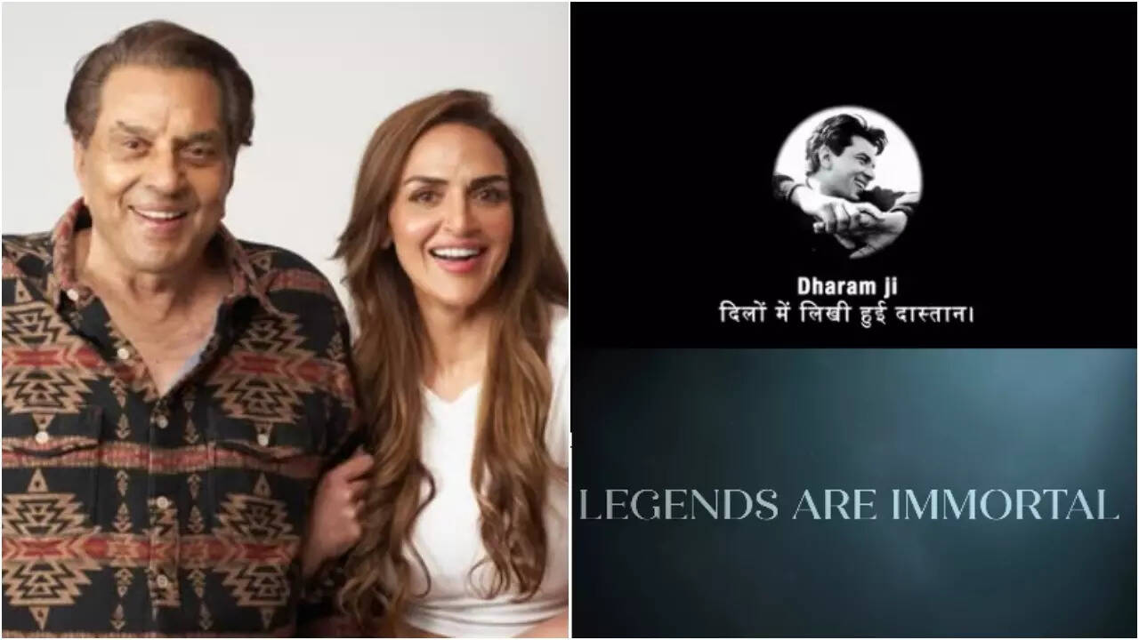 Dharmendra prayer meet: Esha Deol drops an emotional post remembering her late father; includes brothers