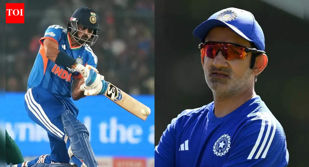 Gambhir's No.3 gamble fails; Axar departs cheaply in big chase