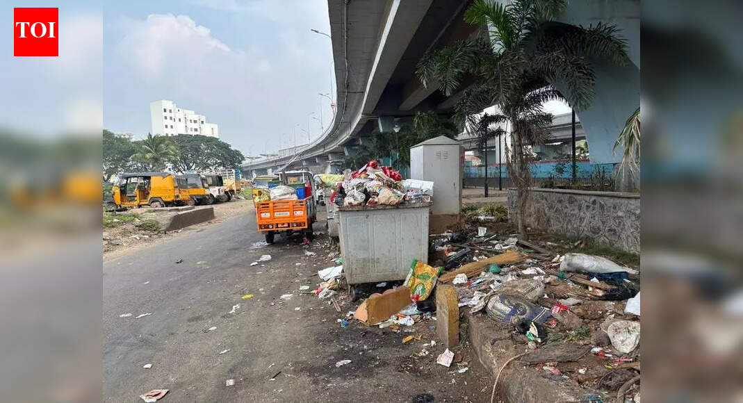 100 Ft Road turns dumpyard under GCC’s private contract | Chennai News