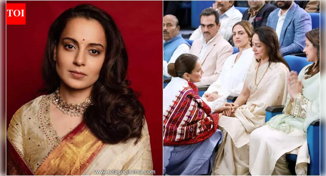 <div>Kangana on Dharmendra: 'He came from small village, like me'</div>
