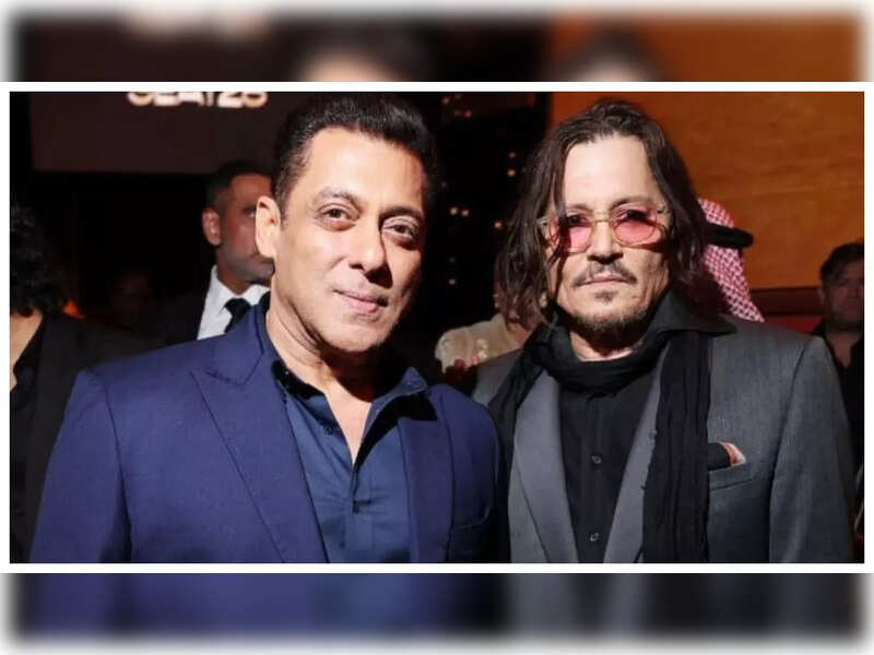 Salman Khan meets Johnny Depp at Red Sea Film Festival