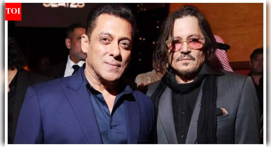 Salman Khan meets Johnny Depp; pose for pics together