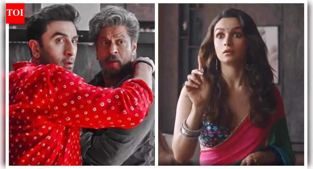 Shah Rukh Khan and Ranbir Kapoor reprise their 'Jawan' and 'Brahmastra' avatars, Alia Bhatt channels 'Rocky Aur Rani' charm in crossover ad