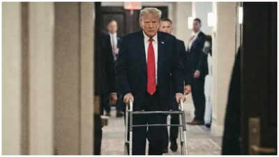 Trump with a walker? Viral photo sparks questions about whether it’s AI or real — here’s what ChatGPT said
