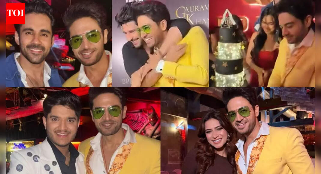 Gaurav Khanna birthday bash PICS and VIDEOS: TV star celebrates in style with wife Akansha Chamola and ‘Bigg Boss 19’ friends Mridul Tiwari, Abhishek Bajaj, Pranit More, and others