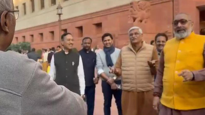  TMC MP says smoking outside Parliament House allowed; BJP MP Anurag Thakur files complaint