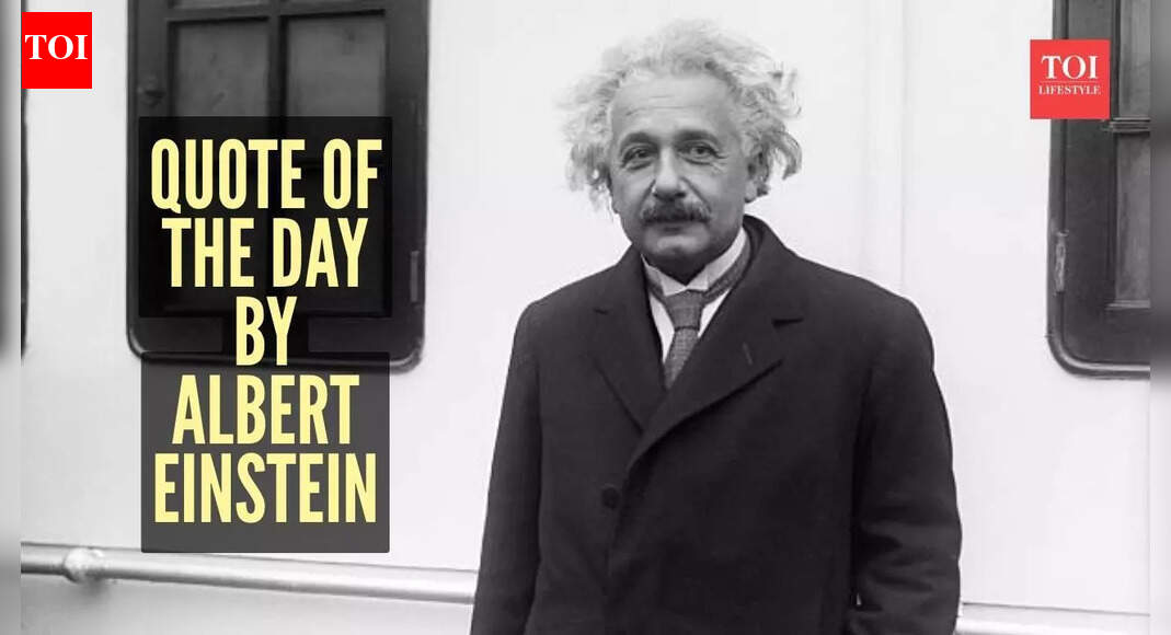 Quote of the day by Albert Einstein: “The important thing is not to stop questioning. Curiosity has its own reason for existence. One cannot…”