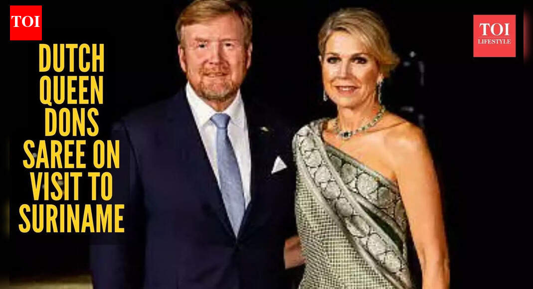 Queen Maxima of the Netherlands stuns in a breathtaking emerald green saree as tribute to Suriname’s Indian community