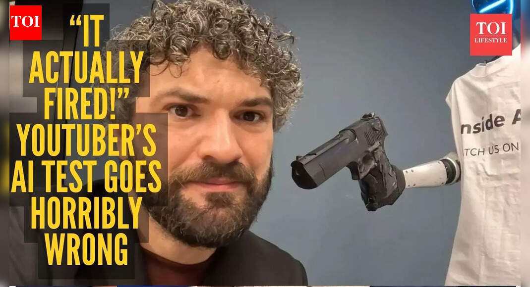 YouTuber’s AI robot suddenly shoots him on camera after one tiny prompt change