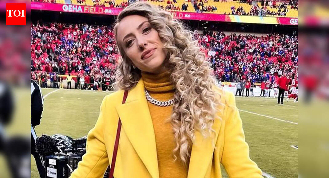 Brittany Mahomes breaks her silence with a bright yellow coat post as Patrick Mahomes faces a tough week