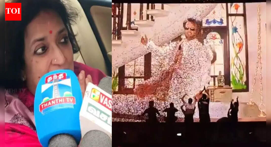 'Padayappa' re-release: Latha Rajinikanth leaves the screening mid-way, shares heartfelt message