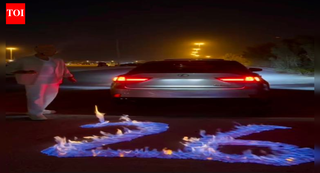 Birthday gone wrong: Young man arrested by Dubai police for setting street on fire