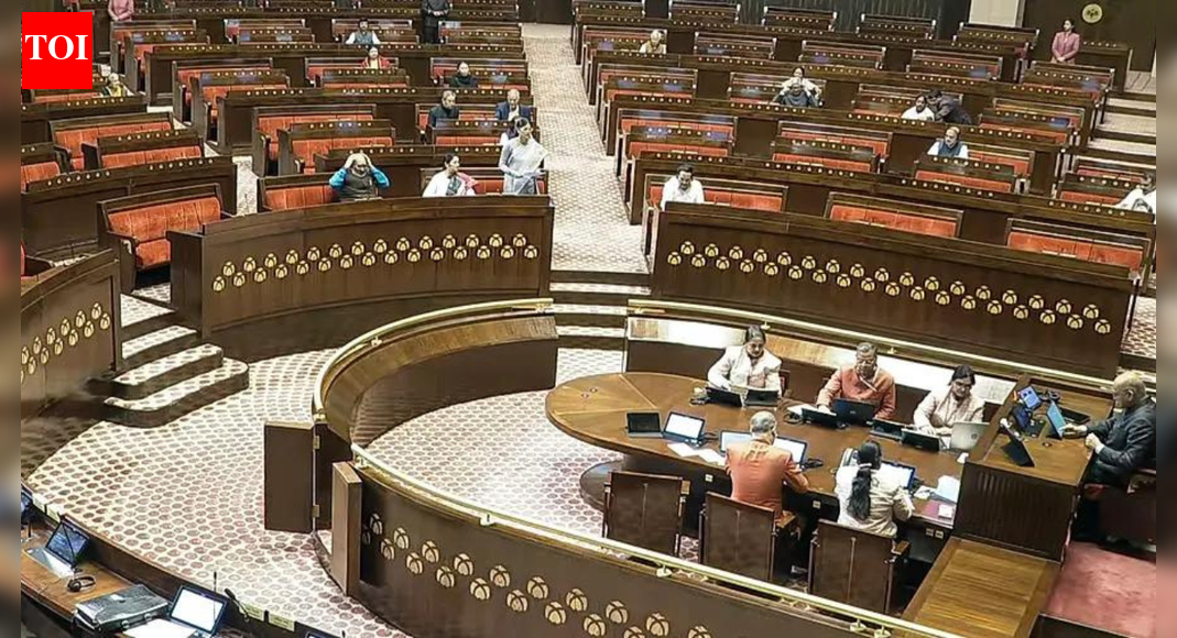 No Cabinet mantri present, Rajya Sabha adjourned for 10 minutes