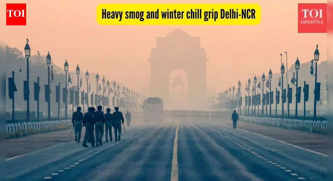 Delhi weather update: Heavy smog and winter chill grip Delhi-NCR; AQI reaches ‘Hazardous’ levels in some regions