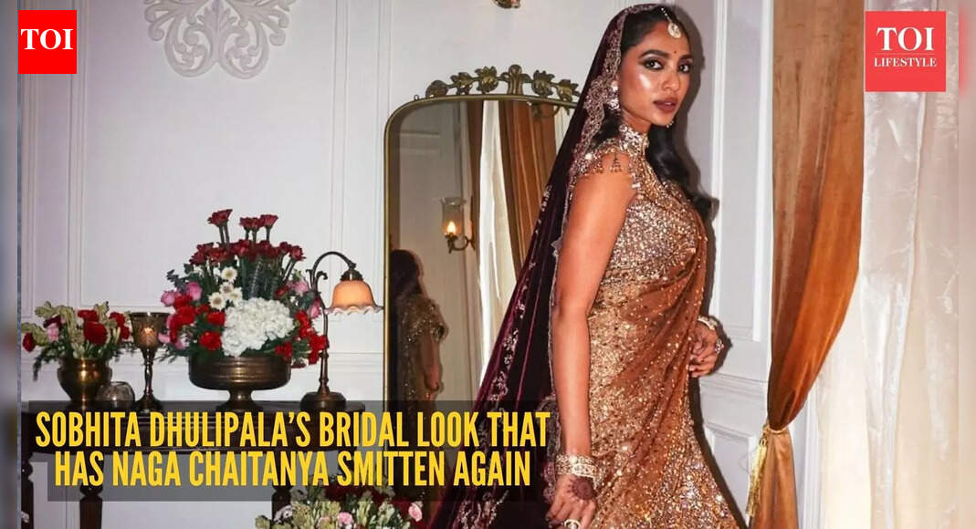 Sobhita Dhulipala’s embellished golden bridal moment is enough to make Naga Chaitanya fall for her all over again
