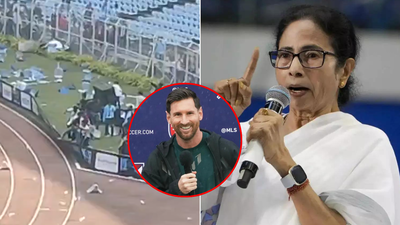  BJP targets TMC after chaos during Messi's stadium visit; shares footage