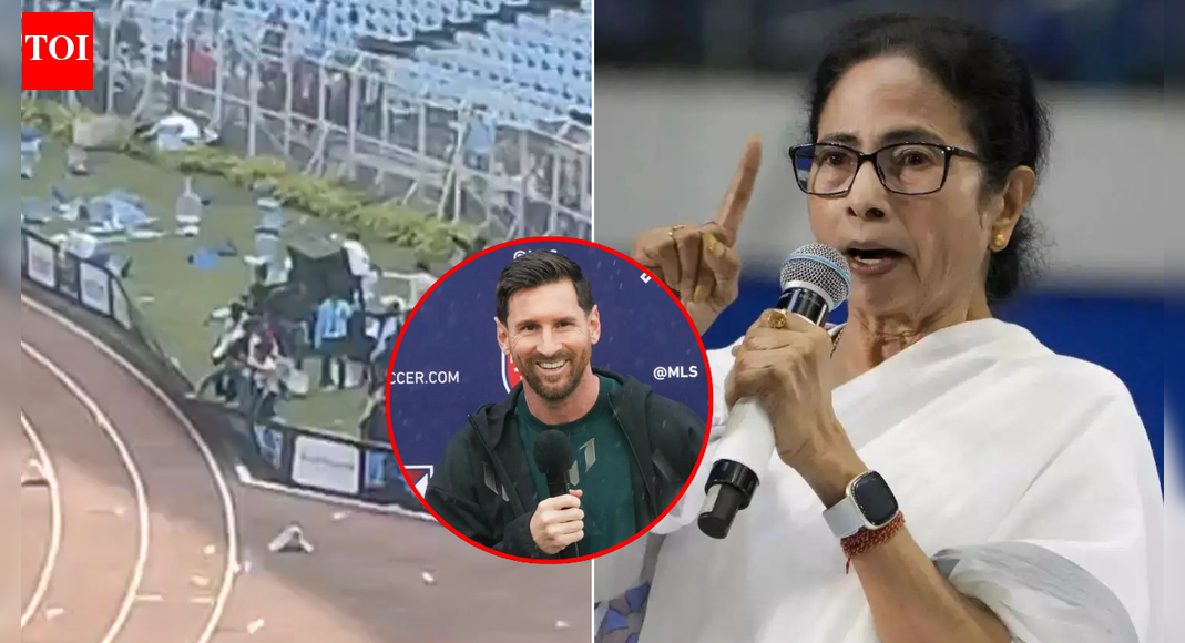 'Embarrassment on international stage': BJP targets TMC after chaos during Messi's stadium visit; shares footage