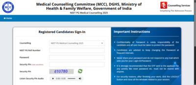 MCC NEET PG counselling 2025 round 2 choice filling ends today; seat allotment soon