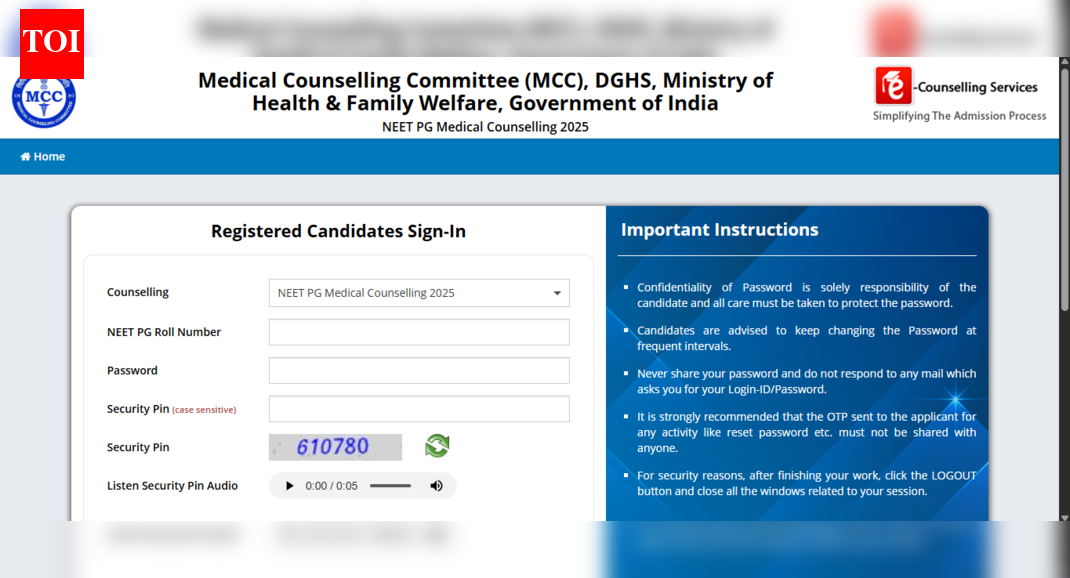 MCC NEET PG counselling 2025 round 2 choice filling ends today; seat allotment soon