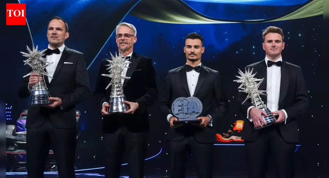 FIA Awards: Formula E champion Oliver Rowland honoured, Pascal Wehrlein joins on stage while Nick Cassidy skips event
