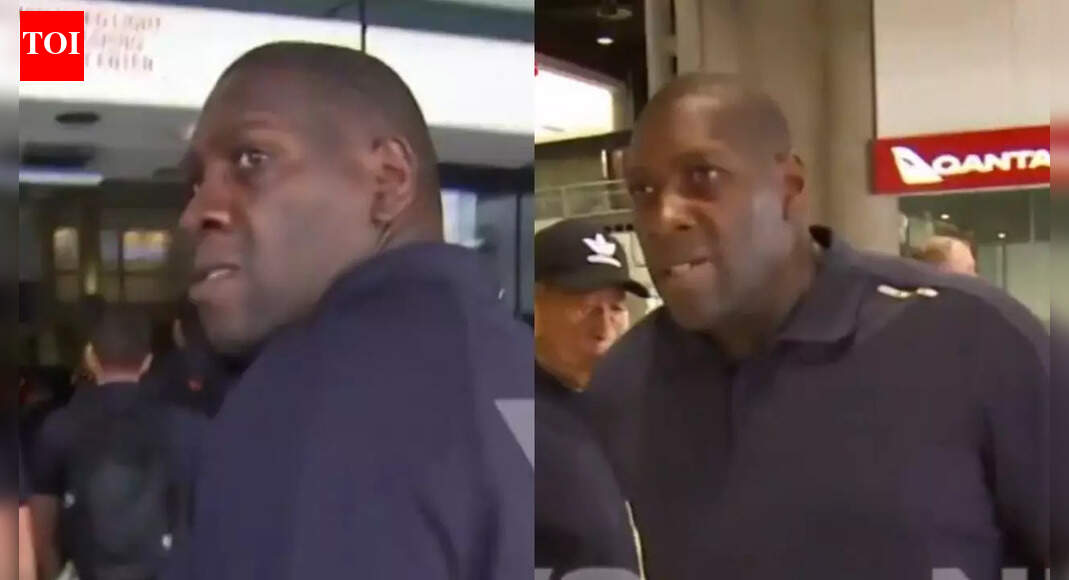 Drama in Australia! England security's confrontation with media - Watch