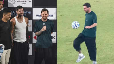 Smiles, photos, and football: Hyderabad sets things right for Lionel Messi after Kolkata mess; GOAT India Tour back on track