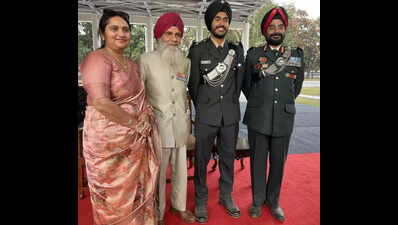 Called ‘fauji’ at 3 by Prez Kalam, Harmanmeet becomes officer at 22, joins father’s regiment